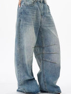 Men's Full Size Wide Leg Jeans Plus Size