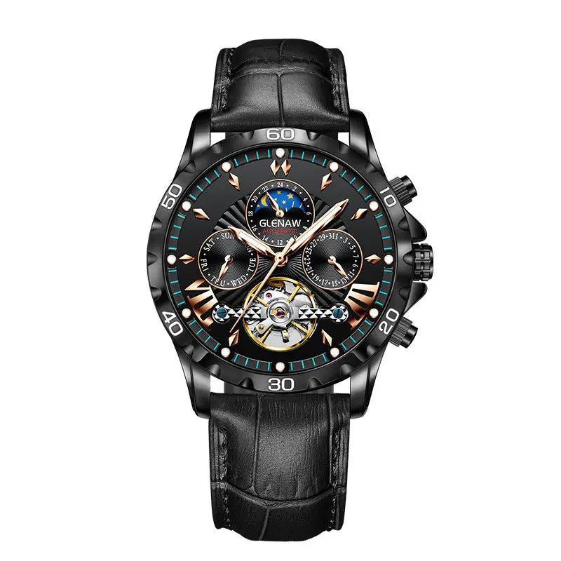Men's Fashion Hollowed-Out Automatic Mechanical Watch Dropshipman