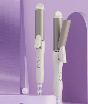 2-in-1 Rotating Hair Curling Iron