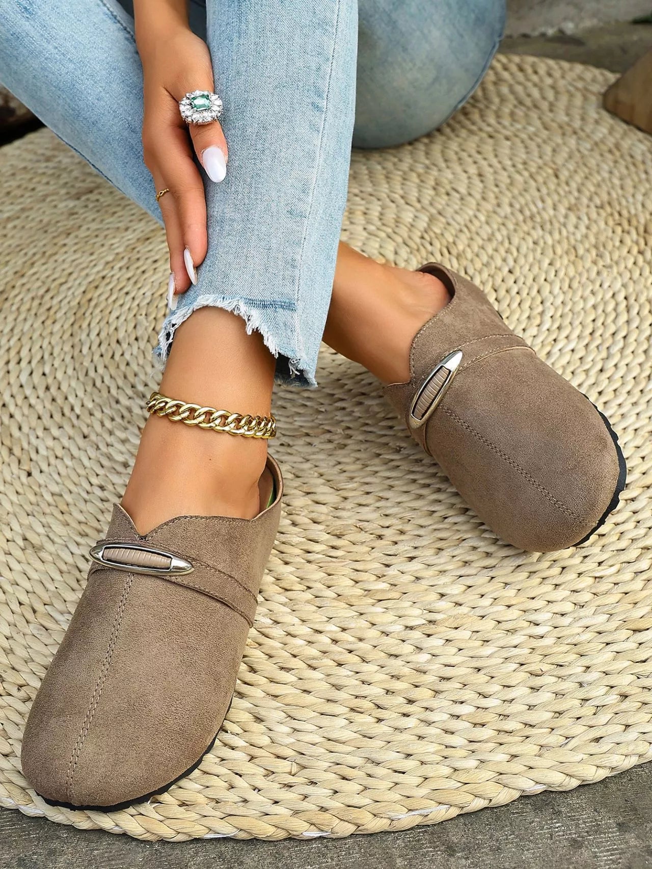 Women's Round Toe Slip-On Flats