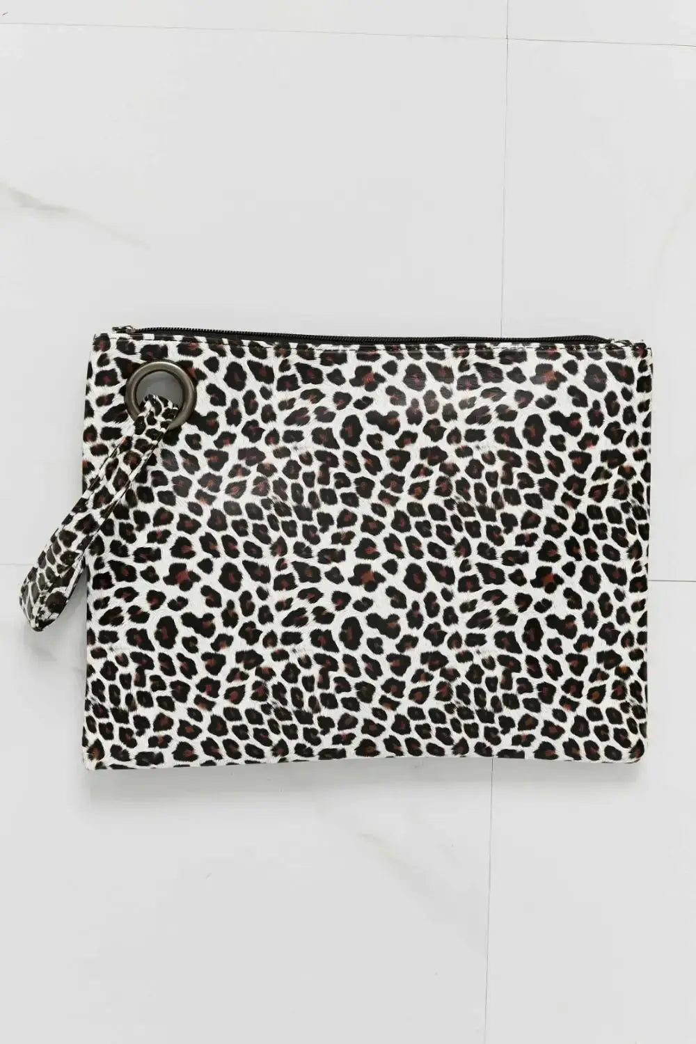 Leopard Print Medium Wristlet in Soft Fluff by Parfymia