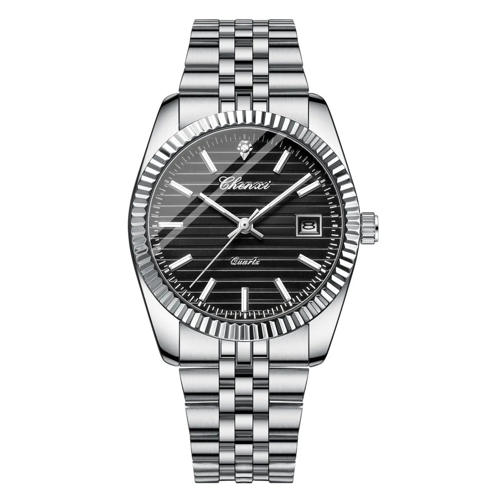 Business Calendar Luminous Waterproof Quartz Watch Dropshipman