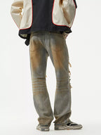 Men's Distressed Loose Fit Jeans